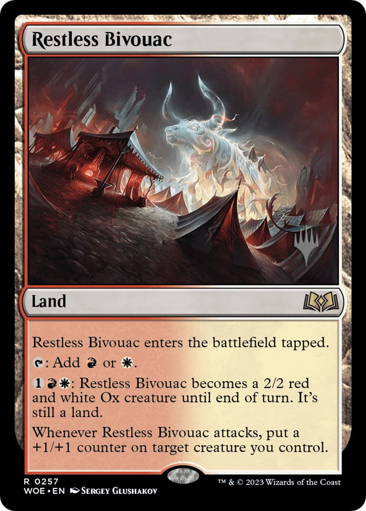 Restless Bivouac (Promo Pack) [Wilds of Eldraine Promos] | Jomio and Rueliete's Cards and Comics