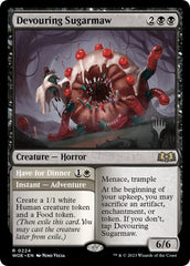 Devouring Sugarmaw // Have for Dinner(Promo Pack) [Wilds of Eldraine Promos] | Jomio and Rueliete's Cards and Comics
