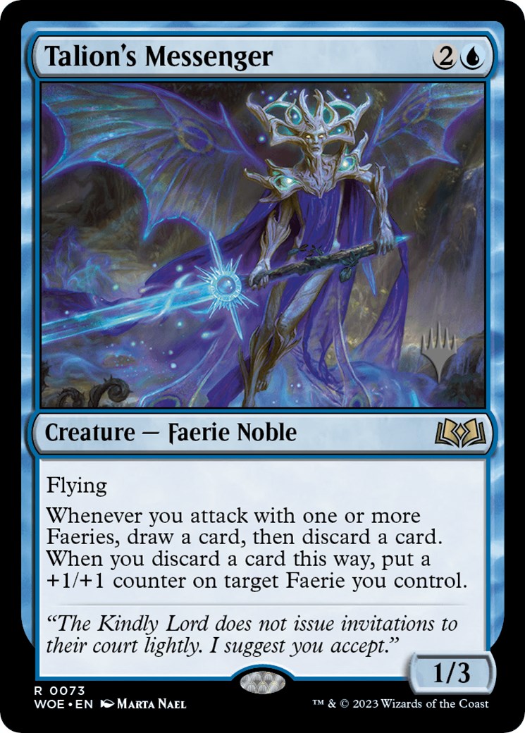Talion's Messenger (Promo Pack) [Wilds of Eldraine Promos] | Jomio and Rueliete's Cards and Comics