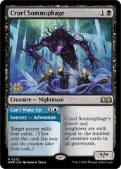 Cruel Somnophage // Can't Wake Up (Promo Pack) [Wilds of Eldraine Promos] | Jomio and Rueliete's Cards and Comics