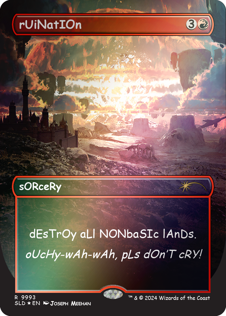 rUiNatIOn (Rainbow Foil) [Secret Lair Drop Series] | Jomio and Rueliete's Cards and Comics