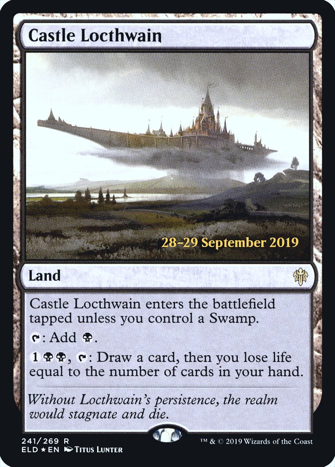Castle Locthwain [Throne of Eldraine Prerelease Promos] | Jomio and Rueliete's Cards and Comics