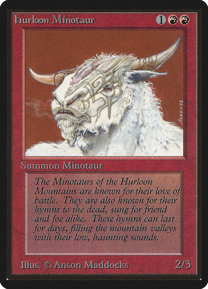 Hurloon Minotaur [Beta Edition] | Jomio and Rueliete's Cards and Comics