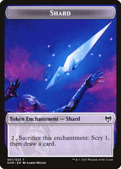 Treasure // Shard Double-Sided Token [Kaldheim Tokens] | Jomio and Rueliete's Cards and Comics