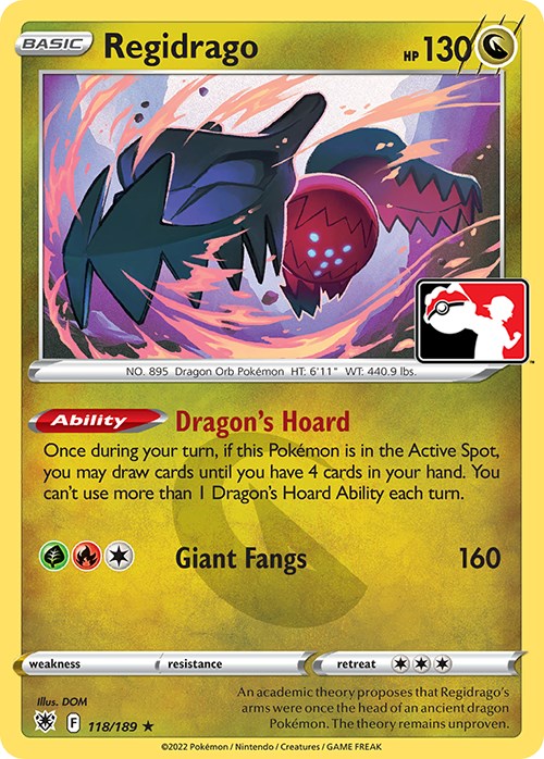 Regidrago (118/189) [Prize Pack Series Three] | Jomio and Rueliete's Cards and Comics