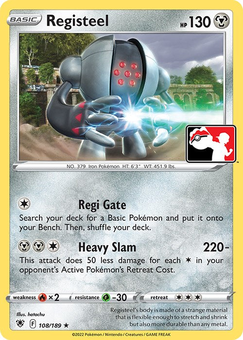 Registeel (108/189) [Prize Pack Series Three] | Jomio and Rueliete's Cards and Comics
