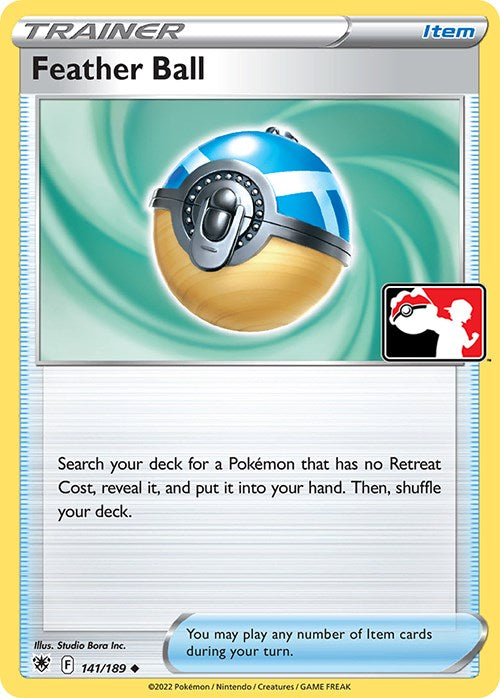 Feather Ball (141/189) [Prize Pack Series Three] | Jomio and Rueliete's Cards and Comics
