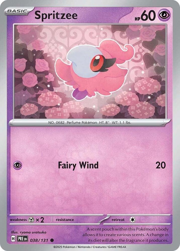 Spritzee (038/131) [Scarlet & Violet: Prismatic Evolutions] | Jomio and Rueliete's Cards and Comics