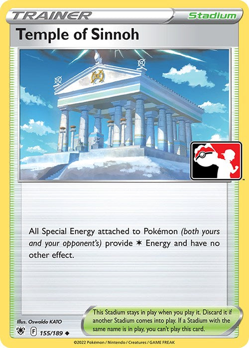Temple of Sinnoh (155/189) [Prize Pack Series Three] | Jomio and Rueliete's Cards and Comics
