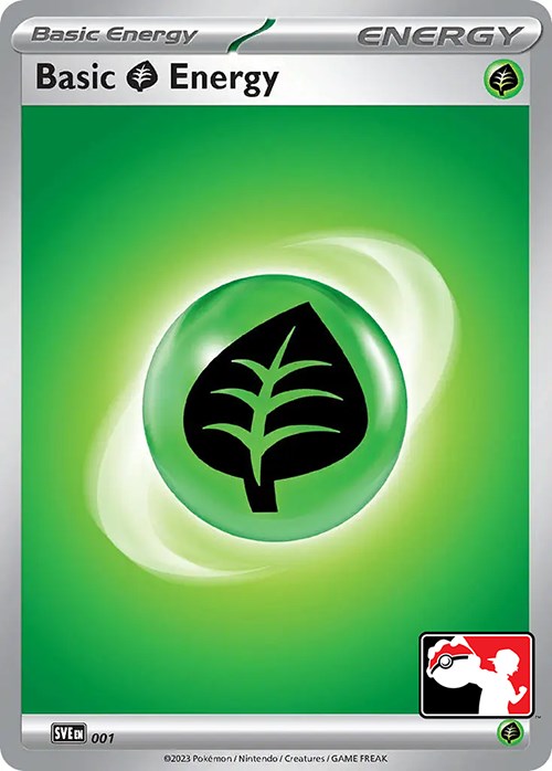 Basic Grass Energy (001) [Prize Pack Series Three] | Jomio and Rueliete's Cards and Comics