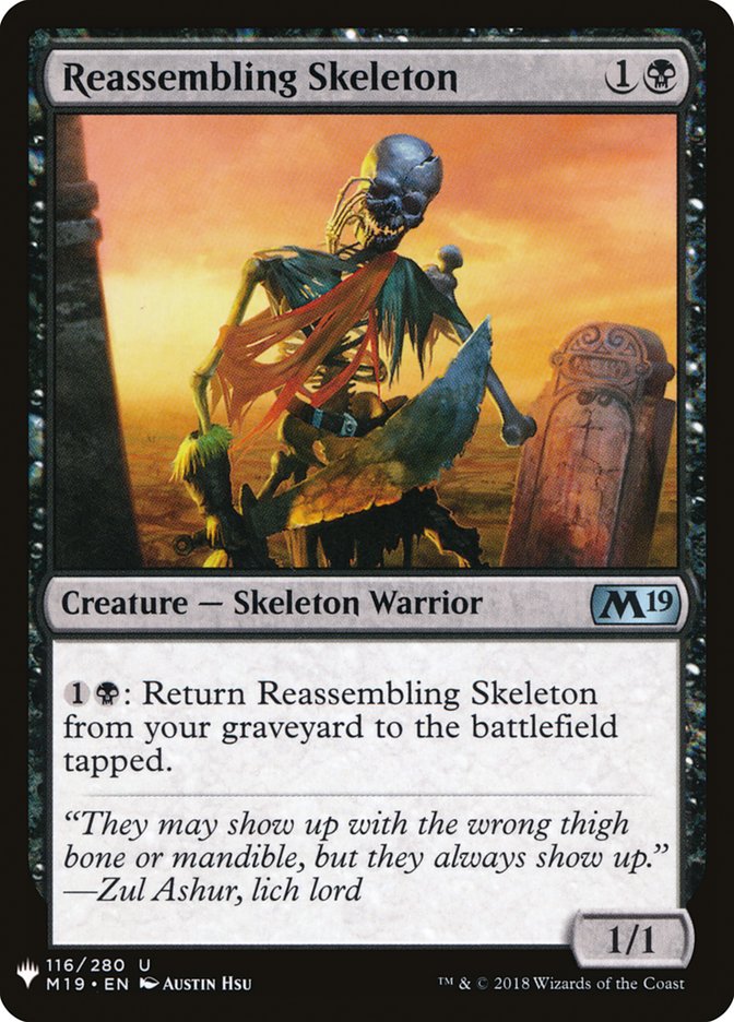 Reassembling Skeleton [Mystery Booster] | Jomio and Rueliete's Cards and Comics