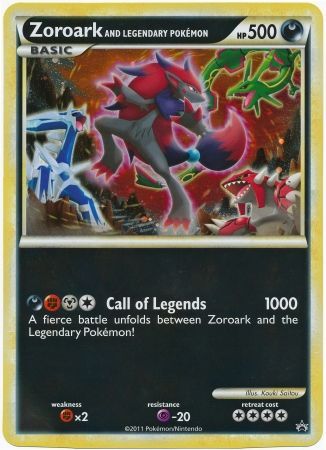 Zoroark and Legendary Pokemon (Jumbo Card) [Miscellaneous Cards] | Jomio and Rueliete's Cards and Comics