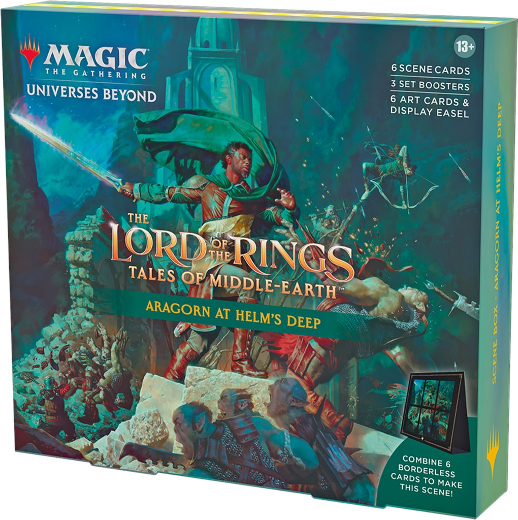 The Lord of the Rings: Tales of Middle-earth - Scene Box (Aragorn at Helm's Deep) | Jomio and Rueliete's Cards and Comics
