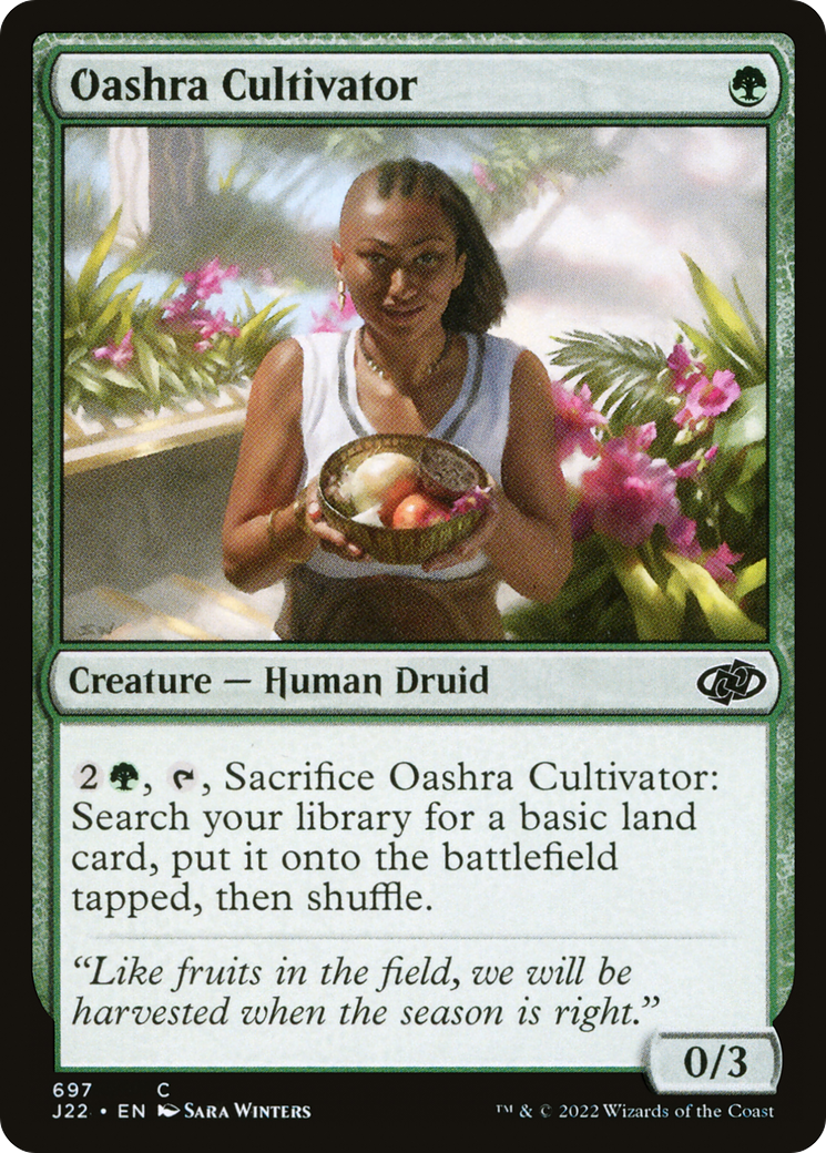 Oashra Cultivator [Jumpstart 2022] | Jomio and Rueliete's Cards and Comics