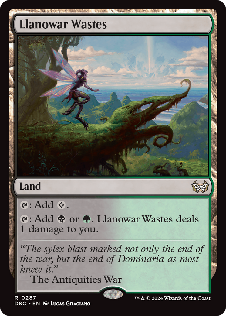 Llanowar Wastes [Duskmourn: House of Horror Commander] | Jomio and Rueliete's Cards and Comics