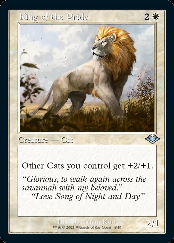 King of the Pride (Retro Foil Etched) [Modern Horizons] | Jomio and Rueliete's Cards and Comics