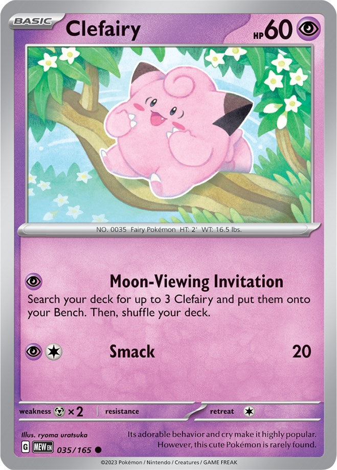 Clefairy (035/165) [Scarlet & Violet 151] | Jomio and Rueliete's Cards and Comics
