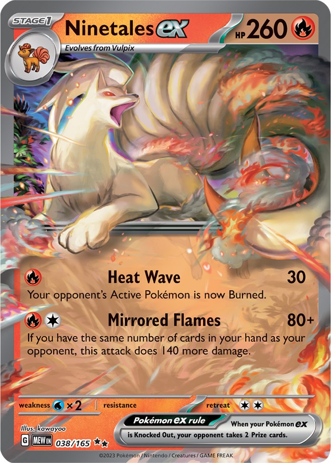 Ninetales ex (038/165) [Scarlet & Violet 151] | Jomio and Rueliete's Cards and Comics