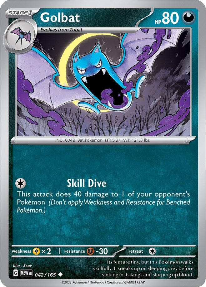 Golbat (042/165) [Scarlet & Violet 151] | Jomio and Rueliete's Cards and Comics