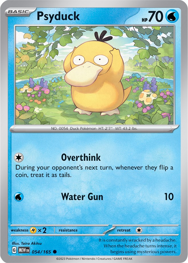 Psyduck (054/165) [Scarlet & Violet 151] | Jomio and Rueliete's Cards and Comics