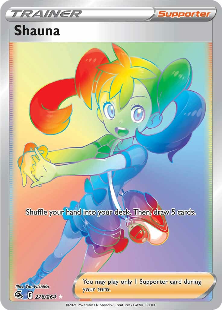 Shauna (278/264) [Sword & Shield: Fusion Strike] | Jomio and Rueliete's Cards and Comics
