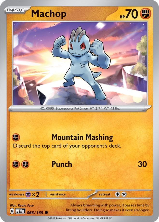 Machop (066/165) [Scarlet & Violet 151] | Jomio and Rueliete's Cards and Comics