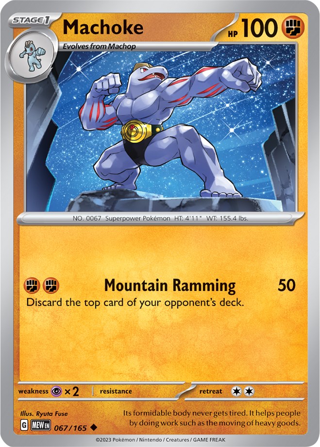 Machoke (067/165) [Scarlet & Violet 151] | Jomio and Rueliete's Cards and Comics