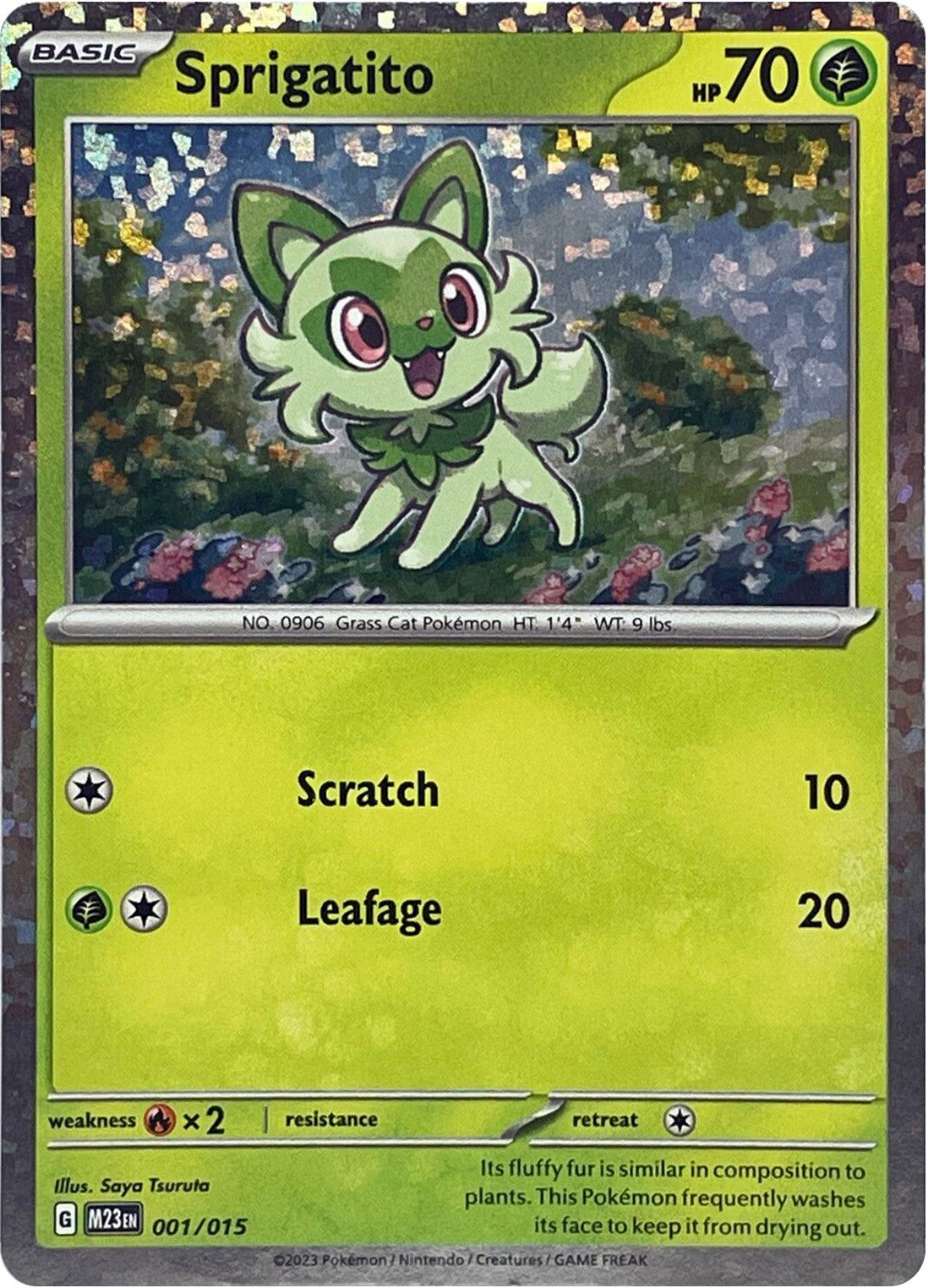 Sprigatito (001/015) [McDonald's Promos: 2023 Collection] | Jomio and Rueliete's Cards and Comics