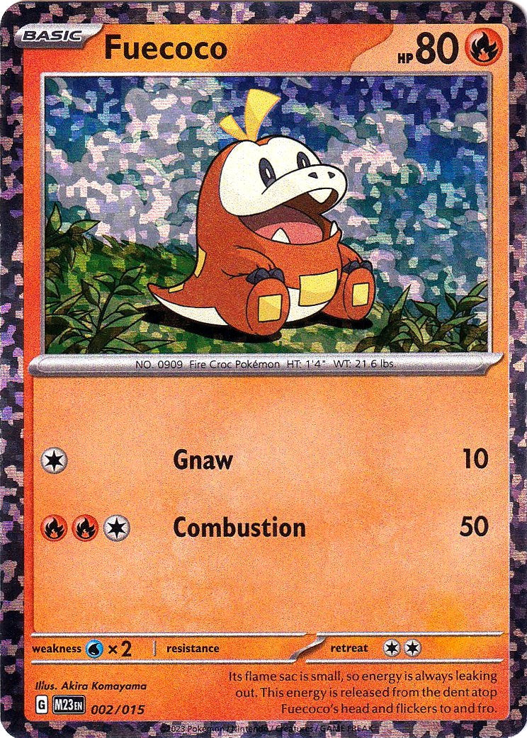 Fuecoco (002/015) [McDonald's Promos: 2023 Collection] | Jomio and Rueliete's Cards and Comics