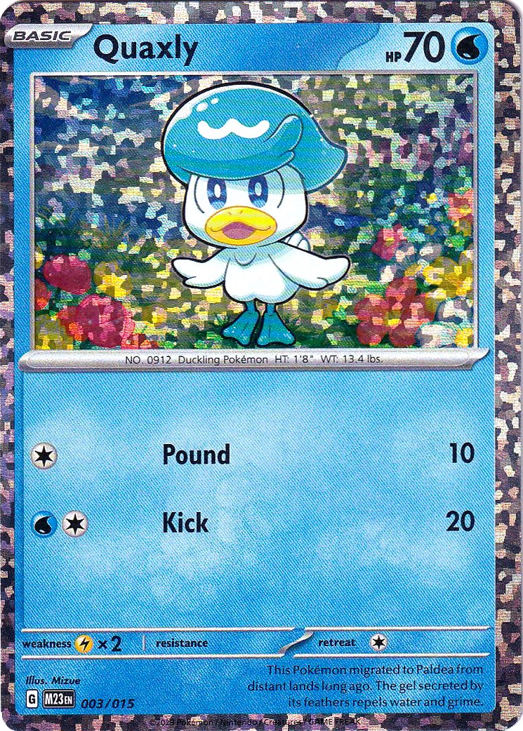 Quaxly (003/015) [McDonald's Promos: 2023 Collection] | Jomio and Rueliete's Cards and Comics