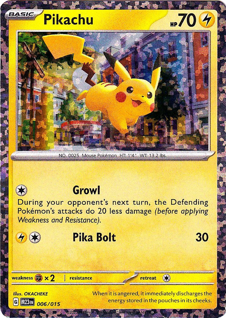Pikachu (006/015) [McDonald's Promos: 2023 Collection] | Jomio and Rueliete's Cards and Comics