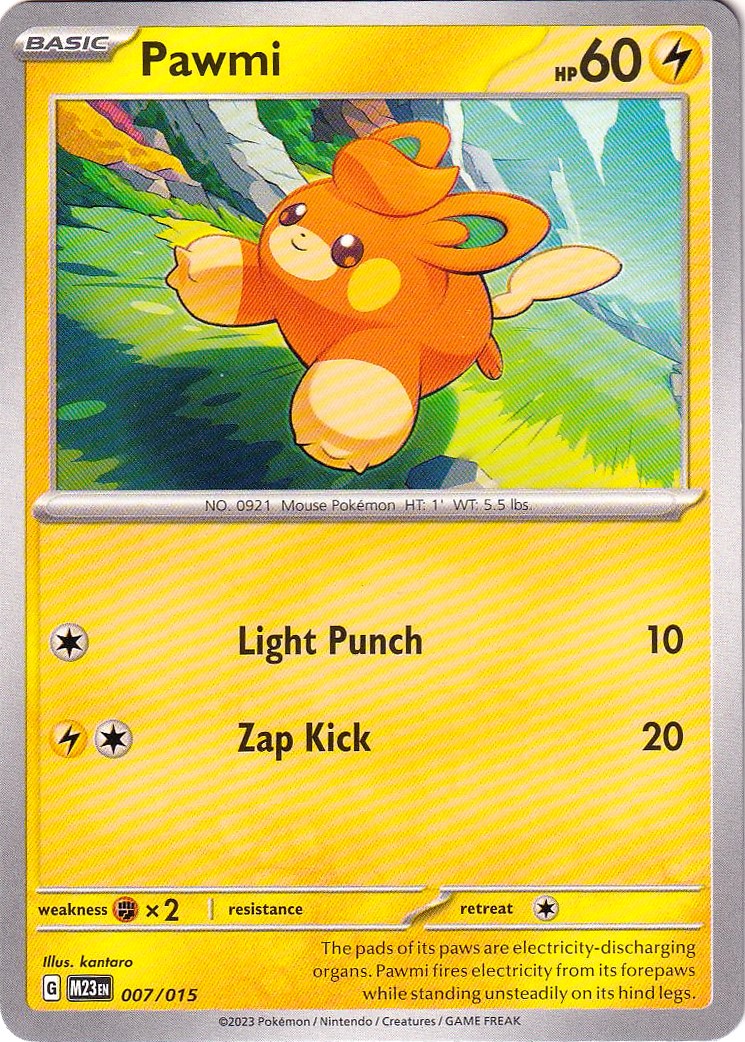 Pawmi (007/015) [McDonald's Promos: 2023 Collection] | Jomio and Rueliete's Cards and Comics