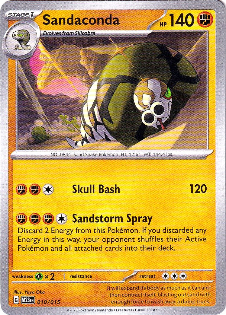 Sandaconda (010/015) [McDonald's Promos: 2023 Collection] | Jomio and Rueliete's Cards and Comics