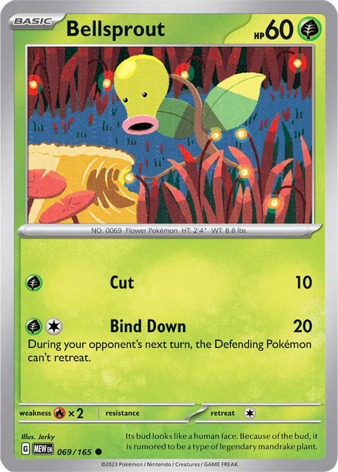 Bellsprout (069/165) [Scarlet & Violet 151] | Jomio and Rueliete's Cards and Comics