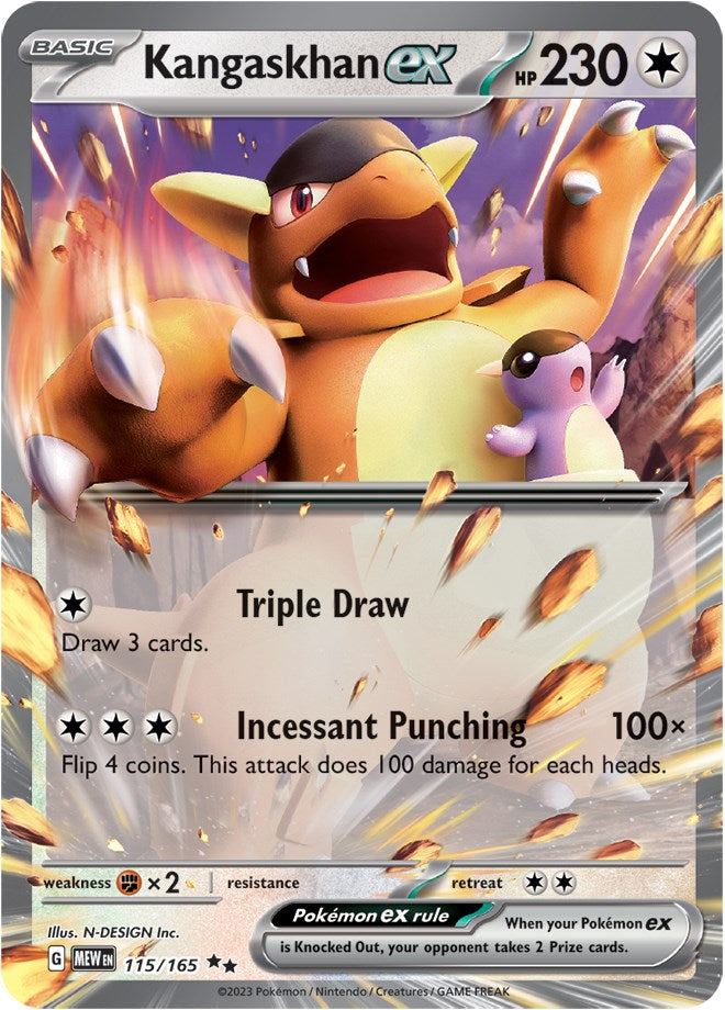 Kangaskhan ex (115/165) [Scarlet & Violet 151] | Jomio and Rueliete's Cards and Comics