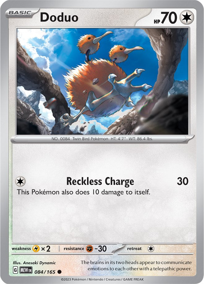 Doduo (084/165) [Scarlet & Violet 151] | Jomio and Rueliete's Cards and Comics