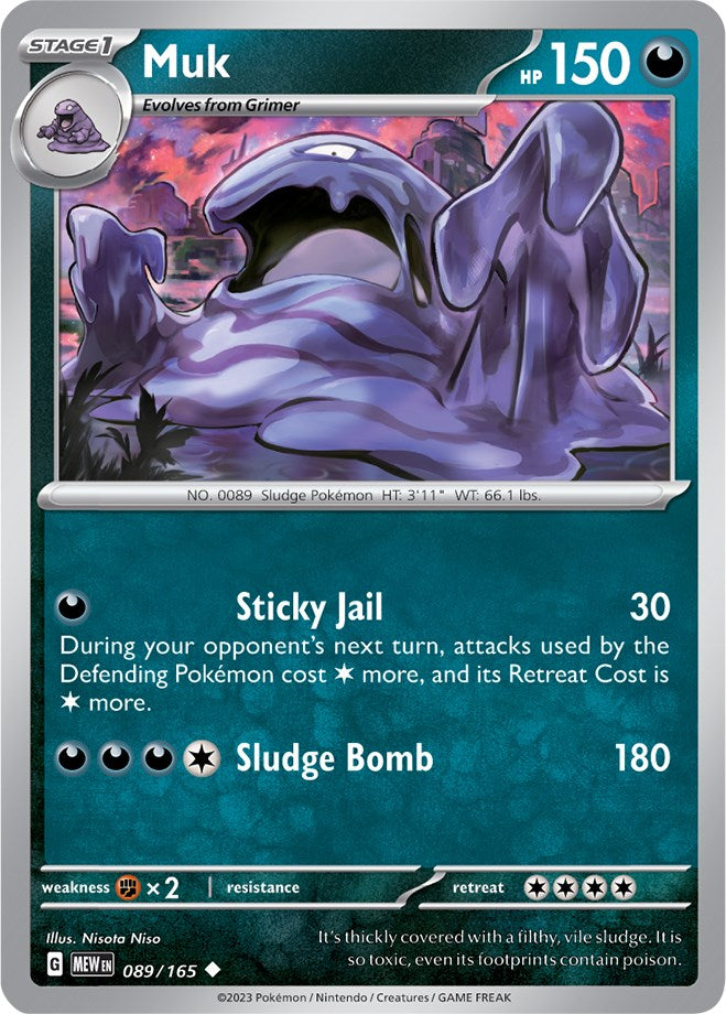 Muk (089/165) [Scarlet & Violet 151] | Jomio and Rueliete's Cards and Comics