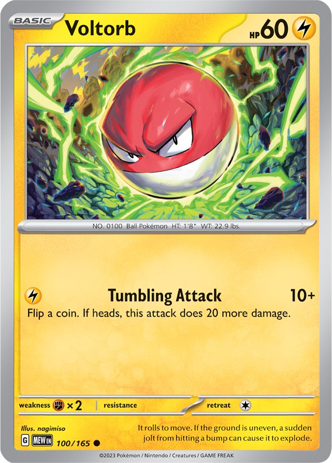 Voltorb (100/165) [Scarlet & Violet 151] | Jomio and Rueliete's Cards and Comics