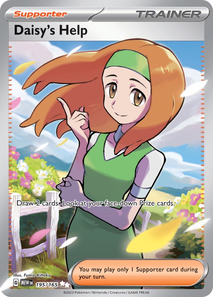 Daisy's Help (195/165) [Scarlet & Violet 151] | Jomio and Rueliete's Cards and Comics