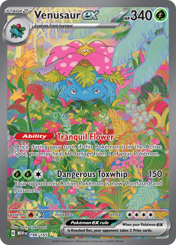 Venusaur ex (198/165) [Scarlet & Violet 151] | Jomio and Rueliete's Cards and Comics