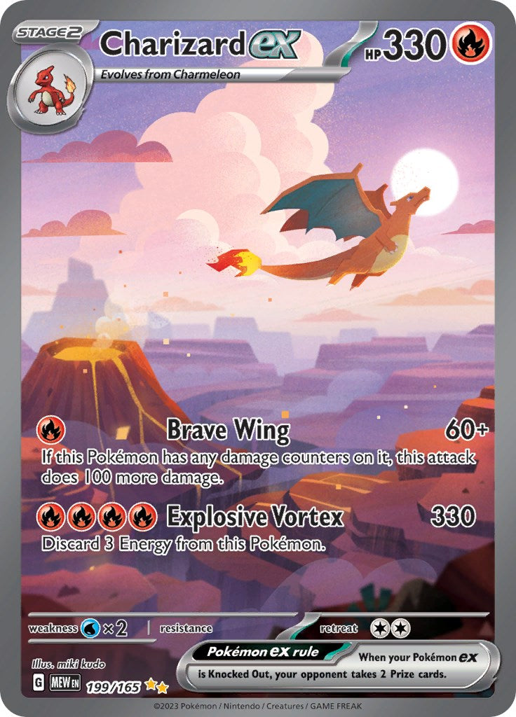 Charizard ex (199/165) [Scarlet & Violet 151] | Jomio and Rueliete's Cards and Comics