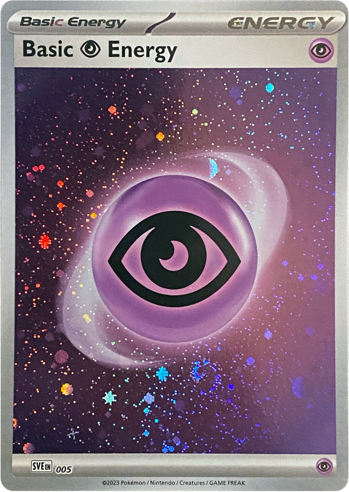 Basic Psychic Energy (005) (Cosmos Holo) [Scarlet & Violet: Base Set] | Jomio and Rueliete's Cards and Comics