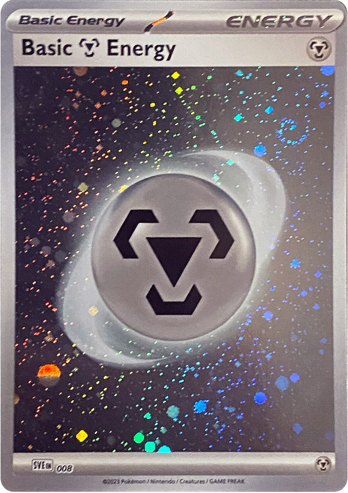 Basic Metal Energy (008) (Cosmos Holo) [Scarlet & Violet: Base Set] | Jomio and Rueliete's Cards and Comics