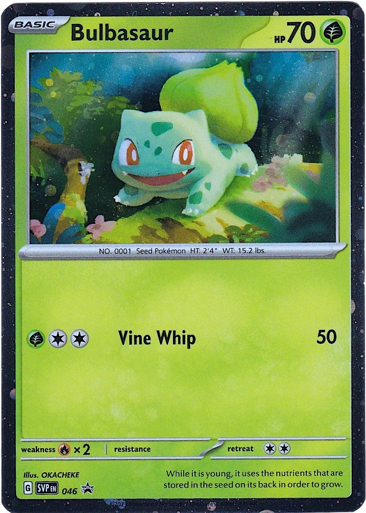 Bulbasaur (046) (Cosmos Holo) [Scarlet & Violet: Black Star Promos] | Jomio and Rueliete's Cards and Comics
