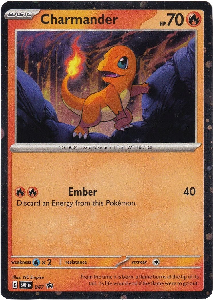 Charmander (047) (Cosmos Holo) [Scarlet & Violet: Black Star Promos] | Jomio and Rueliete's Cards and Comics