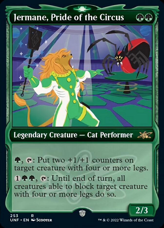 Jermane, Pride of the Circus (Showcase) [Unfinity] | Jomio and Rueliete's Cards and Comics