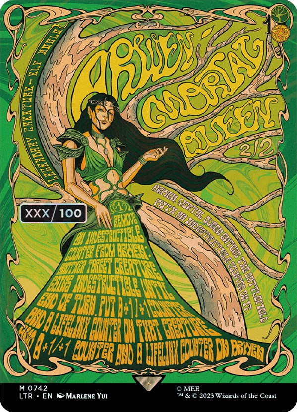 Arwen, Mortal Queen (Borderless Poster) (Serialized) [The Lord of the Rings: Tales of Middle-Earth] | Jomio and Rueliete's Cards and Comics