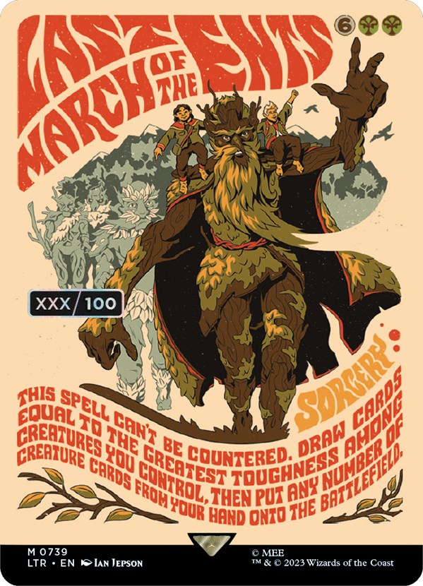 Last March of the Ents (Borderless Poster) (Serialized) [The Lord of the Rings: Tales of Middle-Earth] | Jomio and Rueliete's Cards and Comics