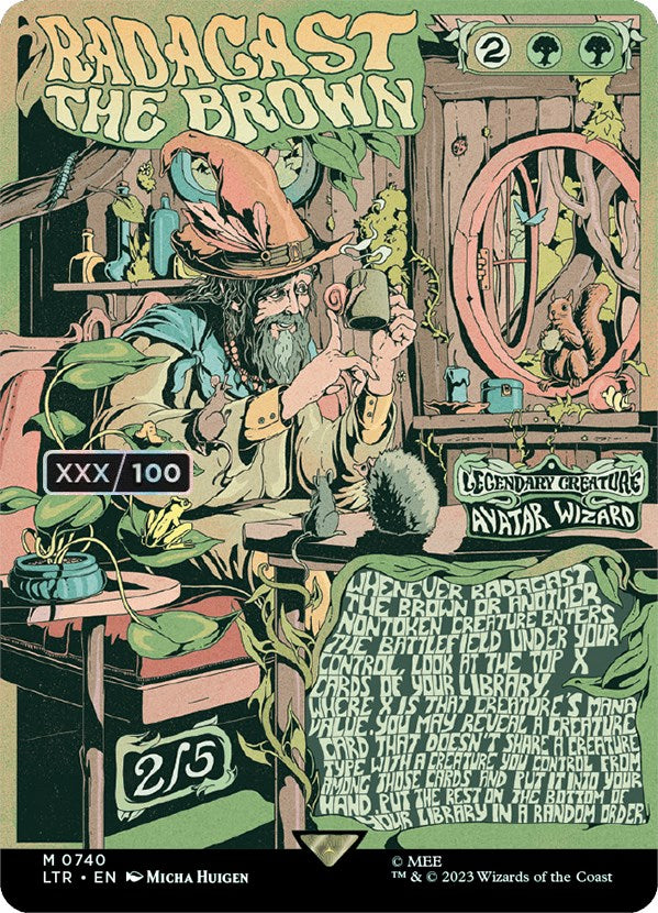 Radagast the Brown (Borderless Poster) (Serialized) [The Lord of the Rings: Tales of Middle-Earth] | Jomio and Rueliete's Cards and Comics