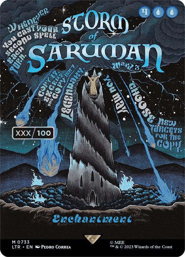 Storm of Saruman (Borderless Poster) (Serialized) [The Lord of the Rings: Tales of Middle-Earth] | Jomio and Rueliete's Cards and Comics